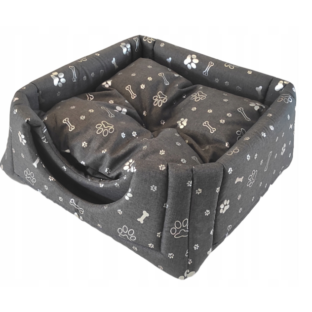 sivá búda so striebornou potlačou S 01-